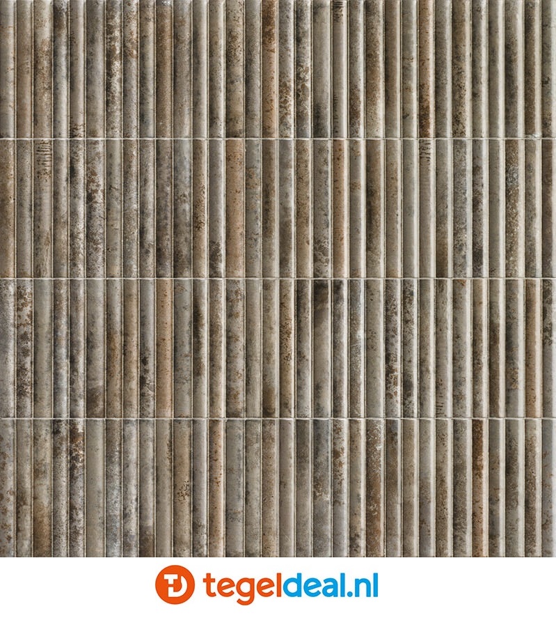 Mainzu, Lugano, 15x30 cm, reliëf wandtegels Mainzu, Lugano, 15x30 cm, reliëf wandtegels