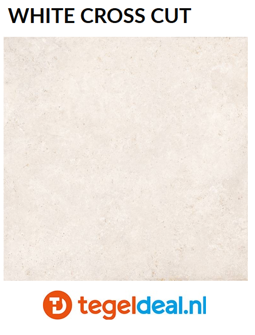 Supergres Astrum, WHITE Cross Cut Naturale, 30x60 cm, travertin-look tegels 