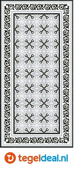 Vives 1900 LlAGOSTERA GRIS, 20x20 cm, patroontegels