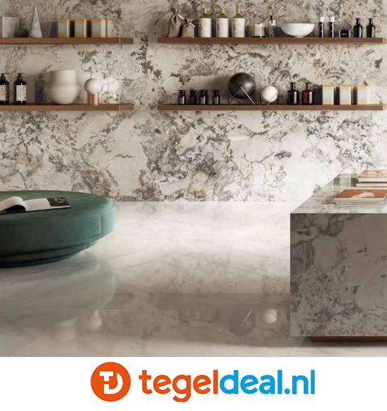 Supergres Purity of Marble - Élite, marmerlook tegels Supergres Purity of Marble - Élite, marmerlook tegels