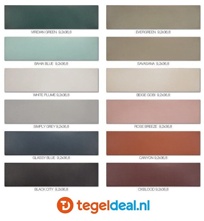 OPRUIMING :  0,65 m2 Equipe, Stromboli, Glassy Blue, 25893, 9,2x36,8 cm, vloer- wandtegels - 0,65 m2 voor 20,00 euro 