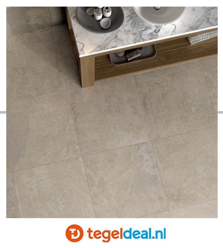 VLT DOM Mas de Provence ECRU, 60x60 cm DMP680R, natuursteenlook VLT DOM Mas de Provence ECRU, 60x60 cm DMP680R, natuursteenlook