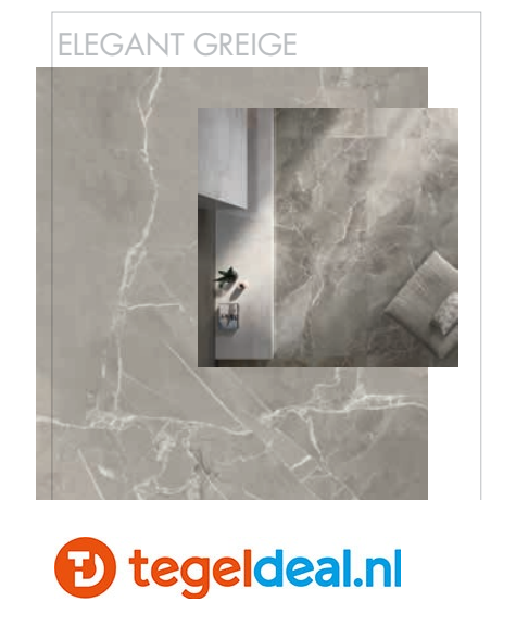Supergres Purity of Marble, Elegant Greige Lux, 120x120 cm, marmerlook tegels Supergres Purity of Marble, Elegant Greige Lux, 120x120 cm, marmerlook tegels