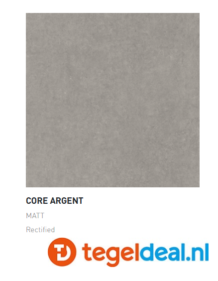 Argenta Core, ARGENT, 60x60 cm, betonlook tegels - €35,00 / PalletDeal op aanvraag  