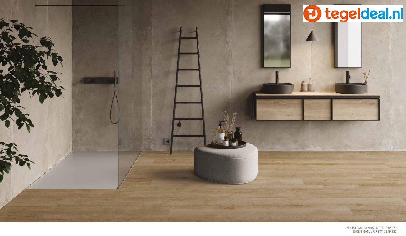 VLT SIL Ceramiche, Eiken Natuur, 20x120 cm Antislip