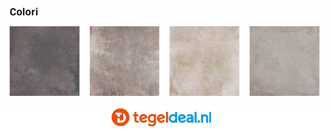 Supergres Story Dark, 60x60 cm, SDA6, natuursteenlook tegels