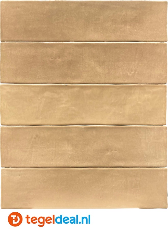 Revoir Paris, Studio AMANDE, 6,2x25 cm, glanzende handvorm wandtegels