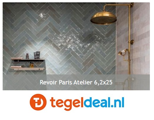 WDT Revoir Paris, Atelier Vert d'Eau, 6,2x25 cm glans  OP VOORRAAD