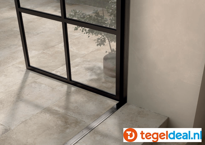 SIL Ceramiche, Pierre De Montignac Light, 60x90x2 cm, natuursteenlook terrastegels