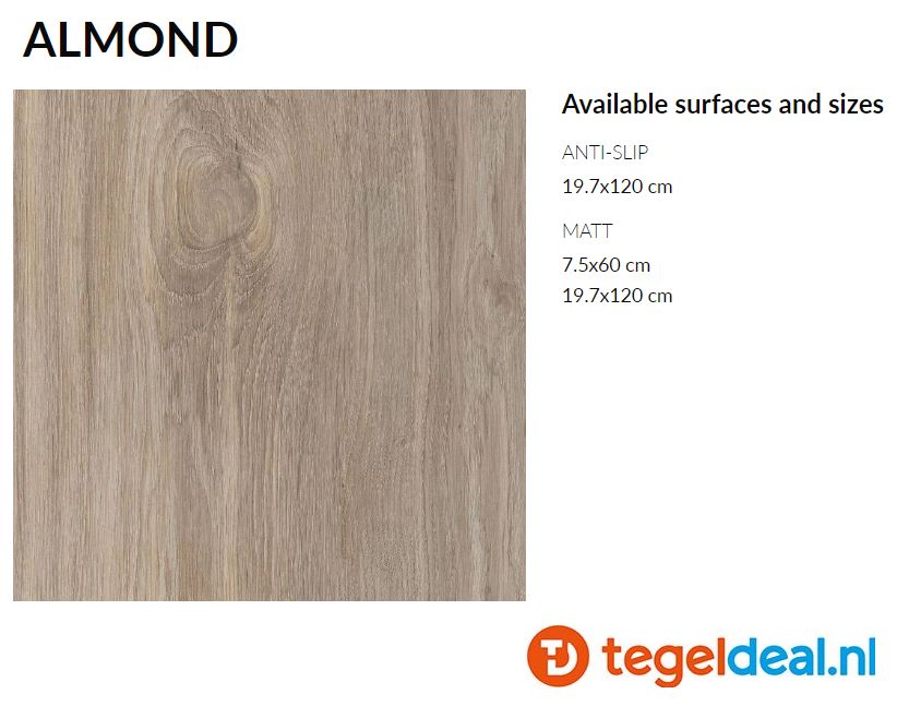 VLT Supergres Natural Appeal Almond, 20x120 cm, NTL2