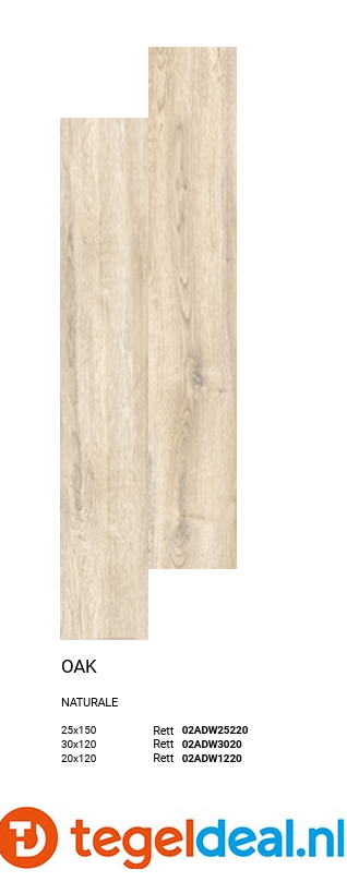 ASCOT DOM, Deep Wood OAK, 25x150 cm, 02ADW25220