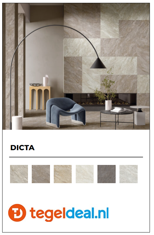 Monocibec, Dicta, natuursteenlook tegels