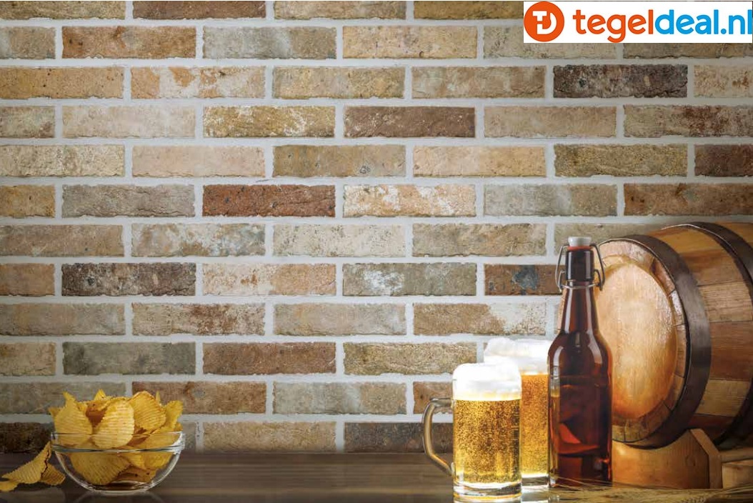 Rondine, Tribeca, 6x25 cm, baksteen effect tegels