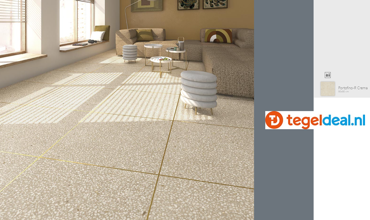 VLT Vives Portofino, 59,3x59,3 cm terrazzo-look 