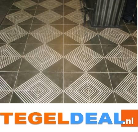 Peronda, Fs Rombos-N, 45x45 cm, vintage patroontegels