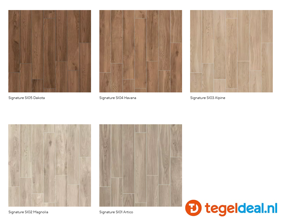 Mirage Signature, houtlook tegels