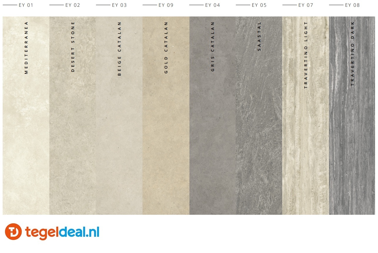 Mirage Elysian, natuursteenlook tegels voor binnen en buiten