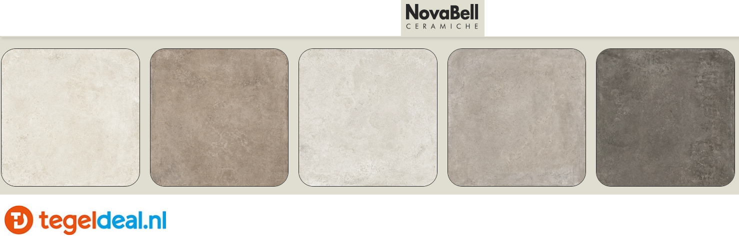 NovaBell Lounge, 5 kleuren, 60x120 cm, natuursteenlook wand- en vloertegels - €42,50/m2 