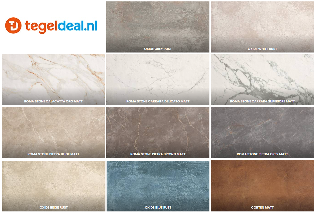 FAP, Murals en Exxtra 80x160 cm, wandtegels met decors