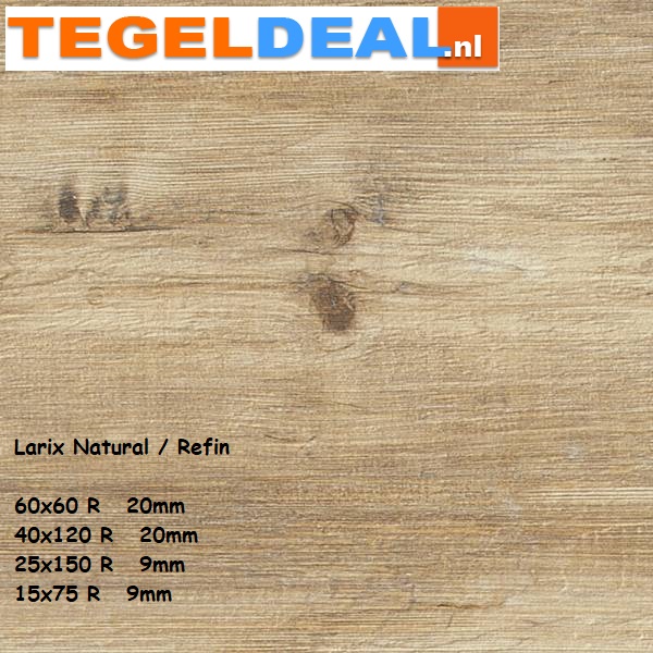 Refin Larix, houtlook tegels