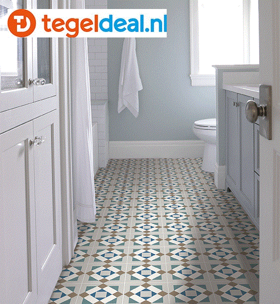 Nanda Tiles, Kompas, 20x20 cm, patroontegels 