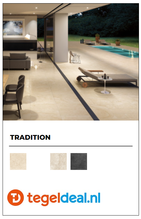 Monocibec, Tradition, natuursteenlook tegels