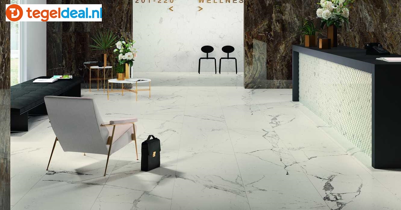 VLT Marazzi Allmarble, Statuario Lux, 60 x 60 cm MM9G