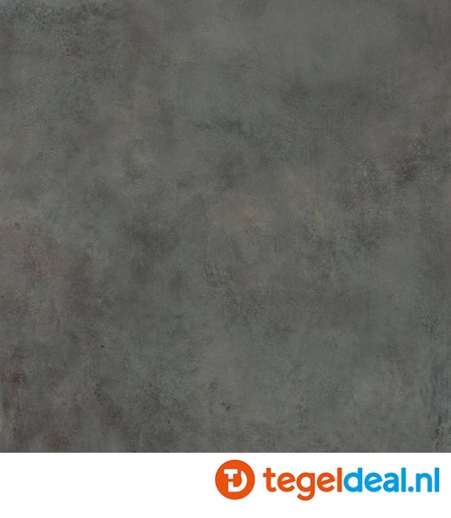 Supergres Irony, LEAD, 60x60 cm, metaallook tegels - €36,50 per m2 incl. btw