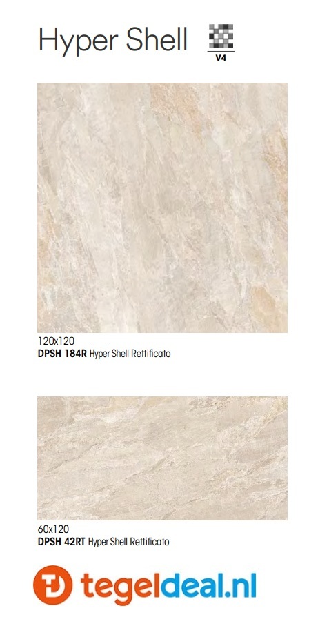 NovaBell Deepstone, Hyper Shell - Obsidian - Lava, 60x120 cm Naturale, natuursteenlook wand- en vloertegels - €42,50/m2