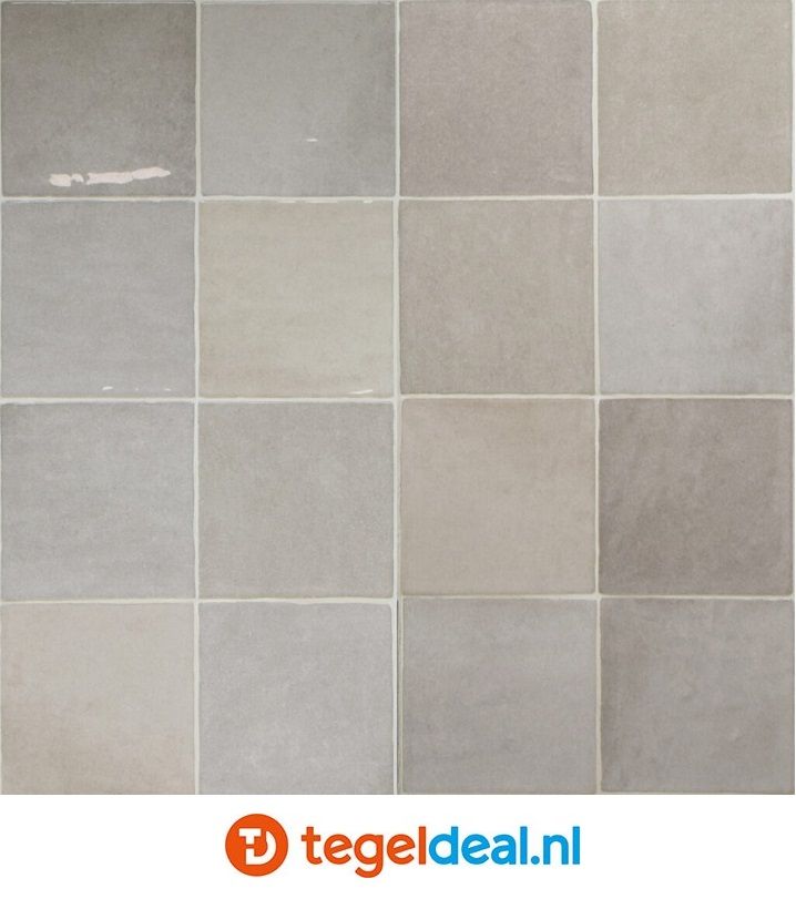 OPRUIMING : 1,02 m2 Life, Artisan, Blanco, wandtegels, 13x13 cm - 1,02 m2 voor 25,00 euro  