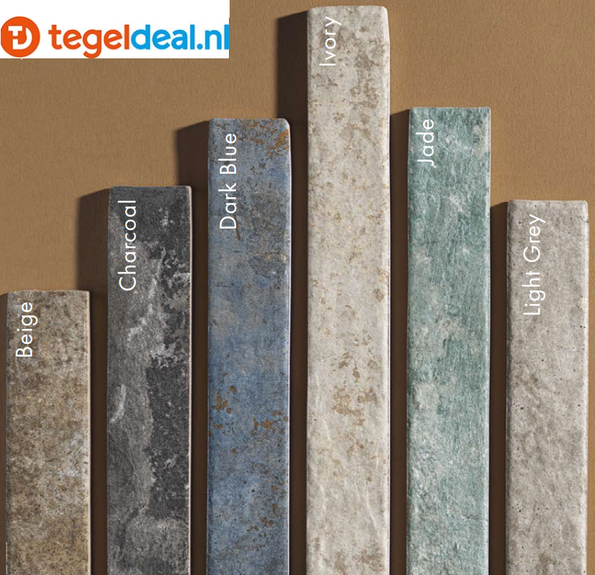 La Fabbrica, Kist, baksteen-look tegels, 4,8x45 cm