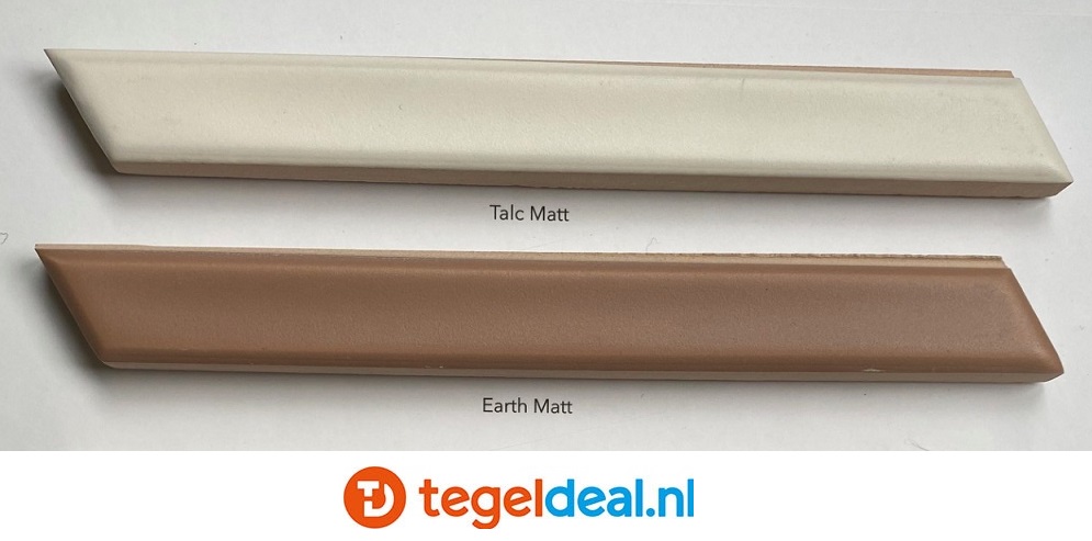 WOW Design, Spike Bars TALC MATT - A, 15x26 cm, wandtegels met reliëf