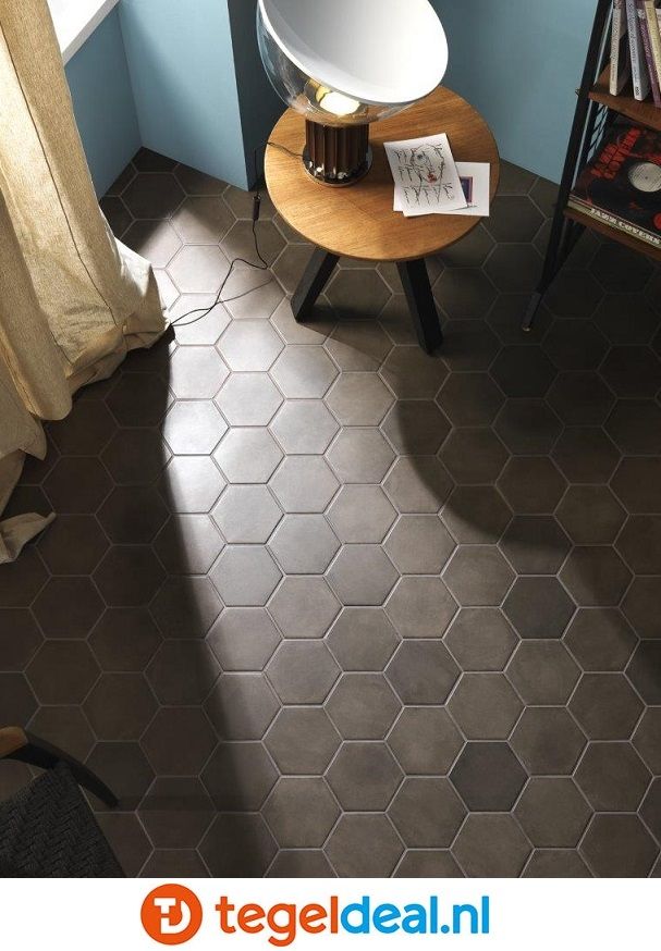 Tonalite, Exanuance, 14x16 cm, hexagon vloer- en wandtegels Tonalite, Exanuance, 14x16 cm, hexagon vloer- en wandtegels