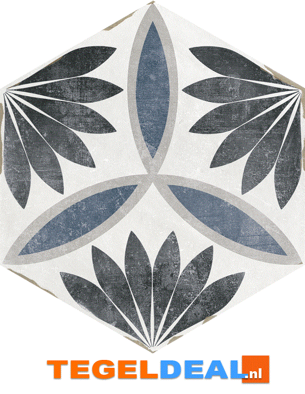 VLT Nanda Tiles, Capri, 14x16 cm, hexagon