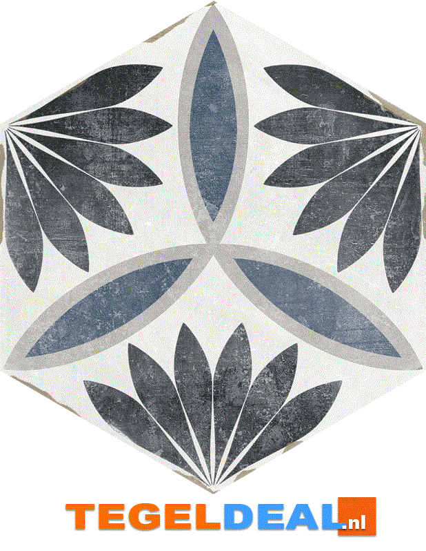 VLT Nanda Tiles, Capri, 14x16 cm, hexagon VLT Nanda Tiles, Capri, 14x16 cm, hexagon