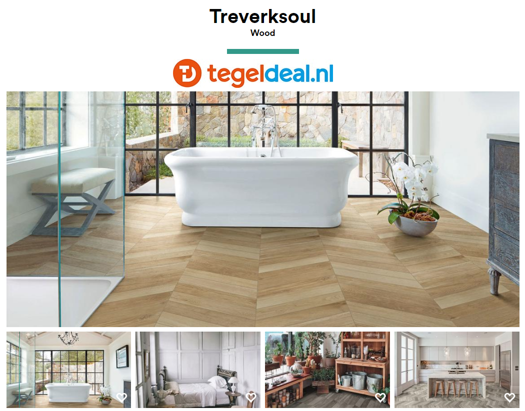Marazzi Treverksoul, 11x54 cm - chevron houtlook tegels