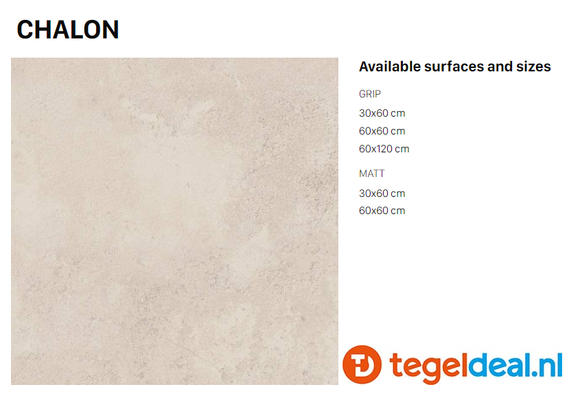 TRT Supergres Frenchmood Chalon, 60x60x2 cm