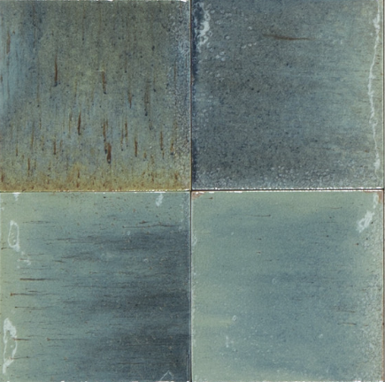 Ragno Gleeze TURCHESE, 10x10 cm, R8GM, handvorm wandtegels  