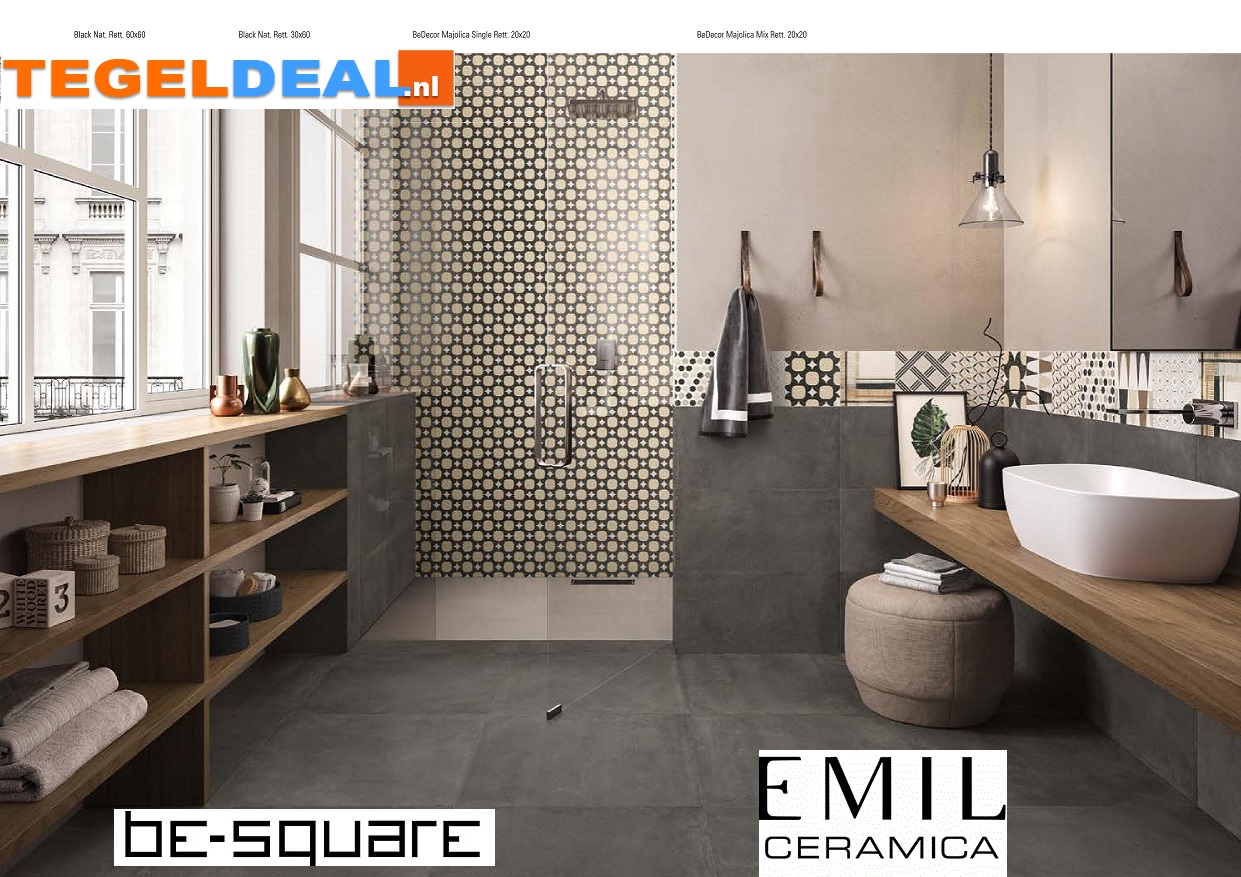 Emil, Be Square; betonlook tegels