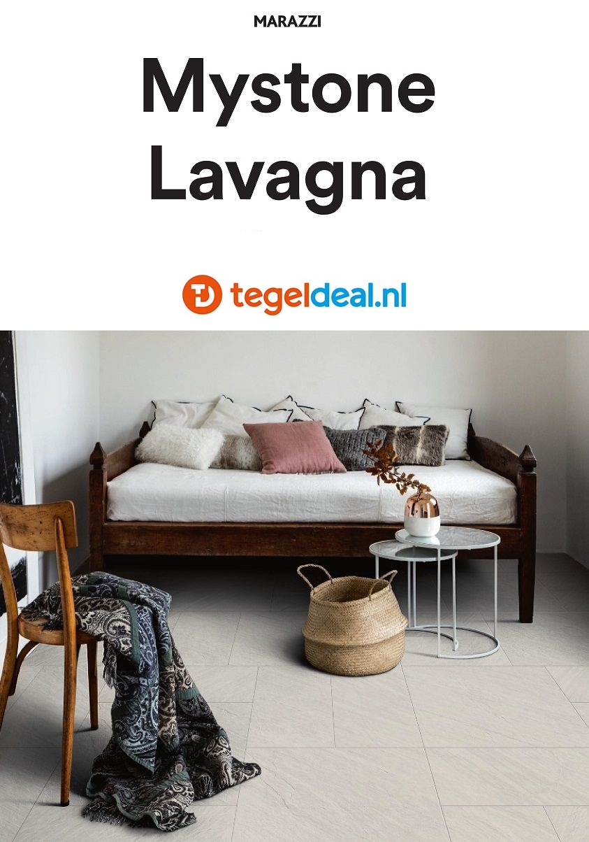Marazzi, Mystone Lavagna, leisteenlook tegels - 2 kleuren - 4 formaten