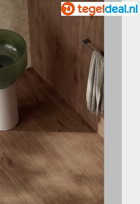 Ermes Aurelia, Bosco, Quercia 20x120 cm, houtlook tegels