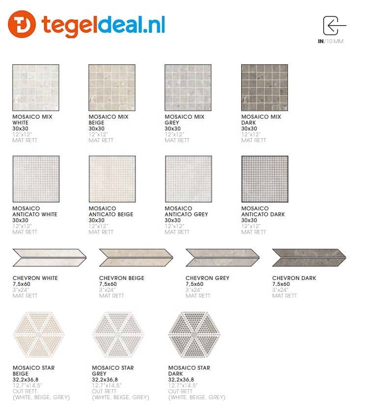 DOM Signature Stone BEIGE, 90x90x2 cm, natuursteenlook terrastegels