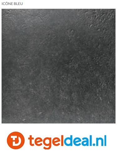 OPRUIMING: Terrastegels Novoceram, Icone Blue - 60x60x2 cm - 21,24 m2 voor 650,00 euro