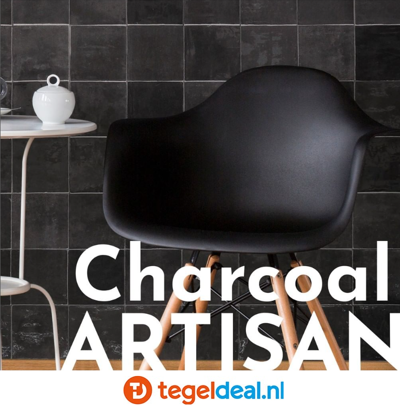 WDT Handvorm Life, Artisan CHARCOAL, 13x13 cm WDT Handvorm Life, Artisan CHARCOAL, 13x13 cm