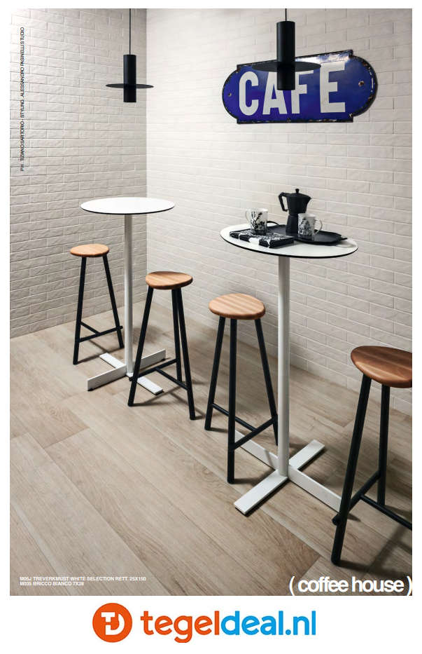 Marazzi Treverkmust, White Selection Chevron, 73,2x11,8 cm M0CE