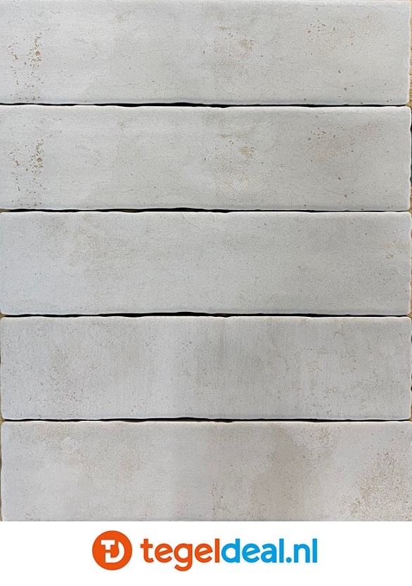 Ribesalbes, Plank, White, 7x28 cm,  vloer- wandtegels