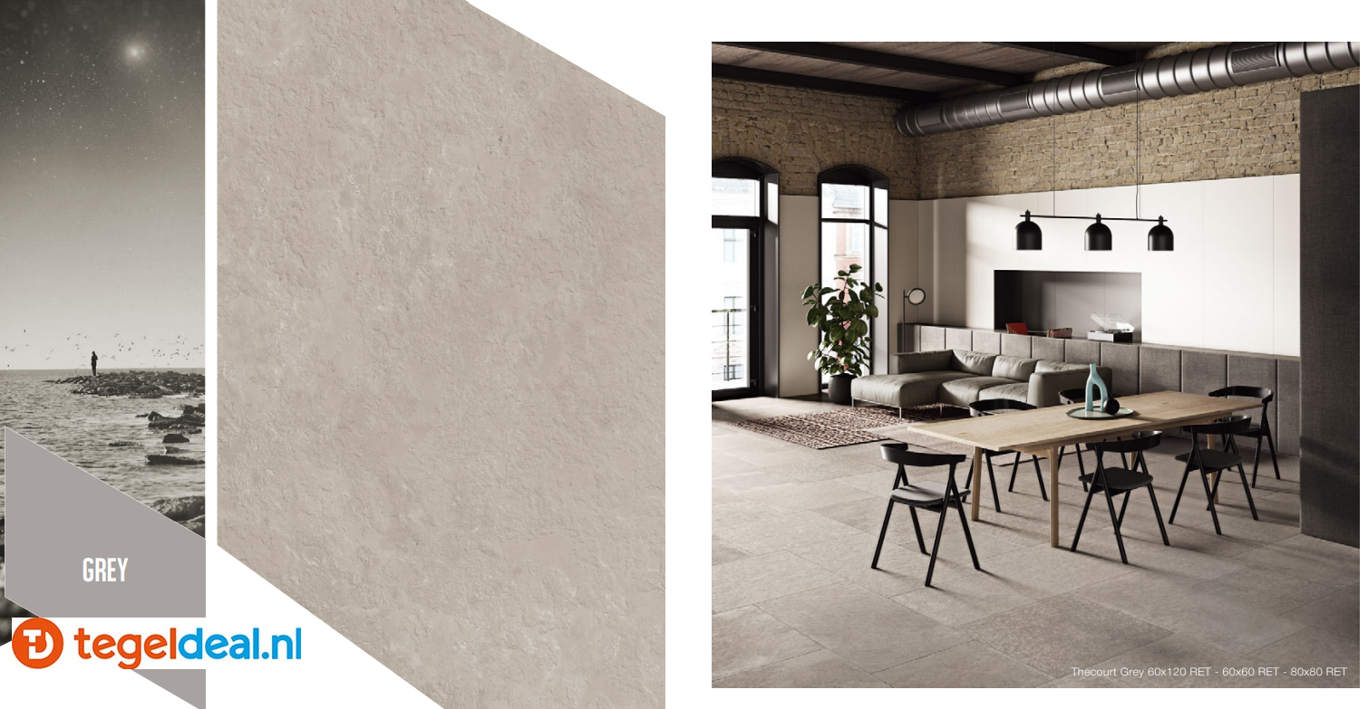 Edimax Astor, Thecourt, geïnspireerd op natuursteen / Bourgondische dallen