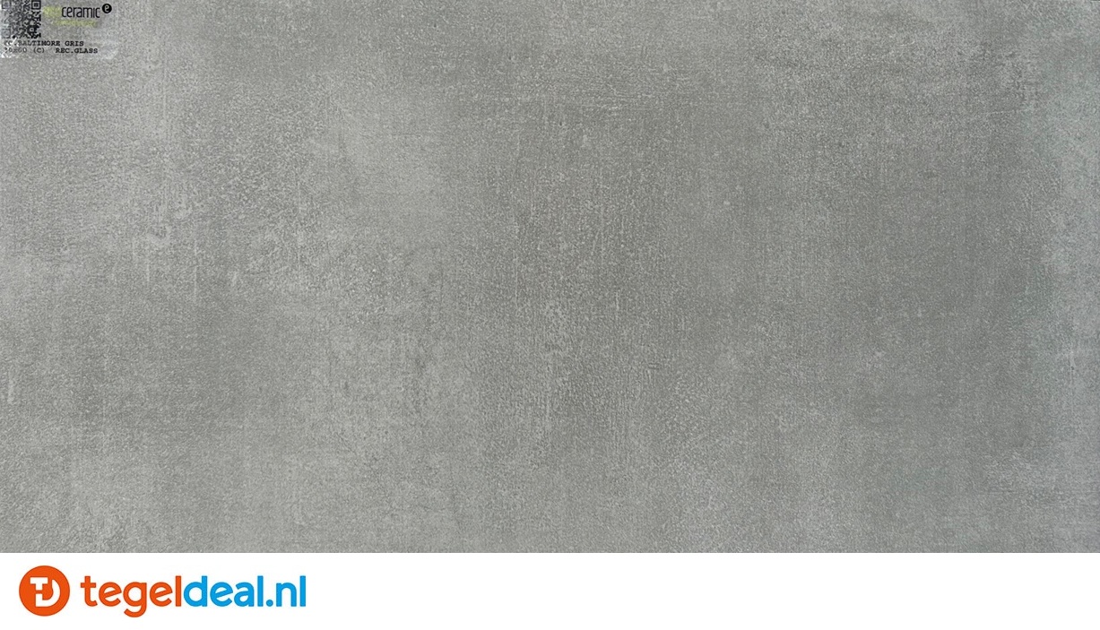 Ecoceramic, Baltimore GRIS, 90x90 cm Mate, cementlook tegels