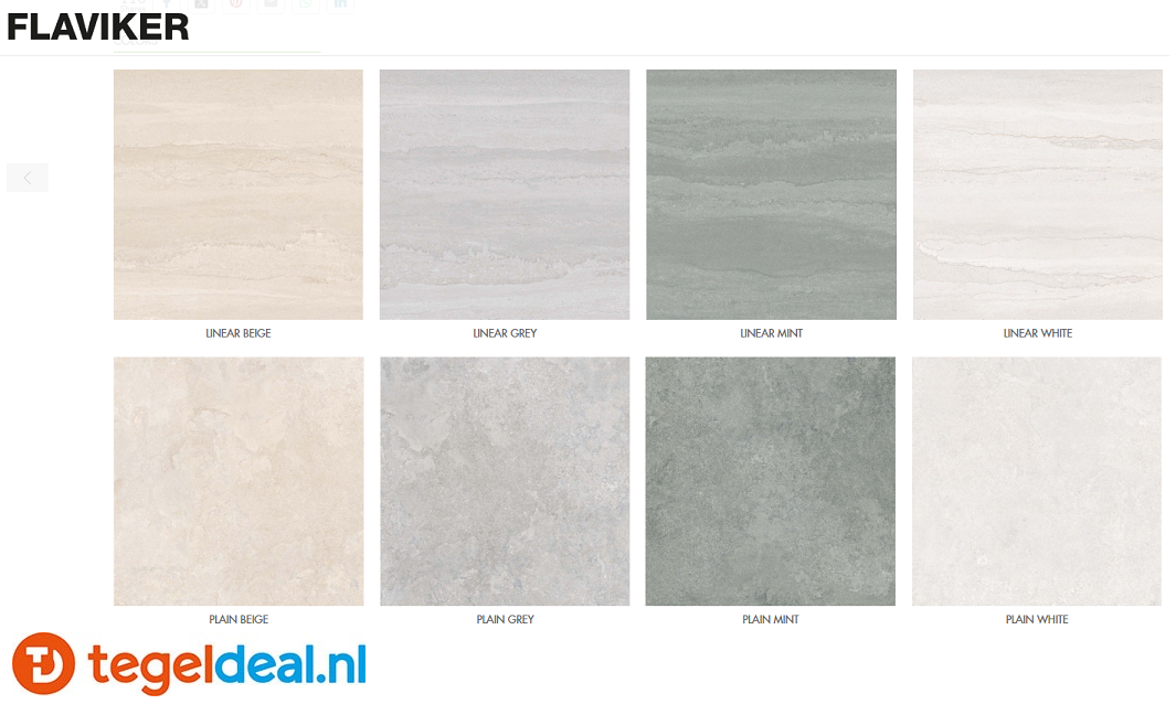 Flaviker, Double, natuursteenlook tegels 