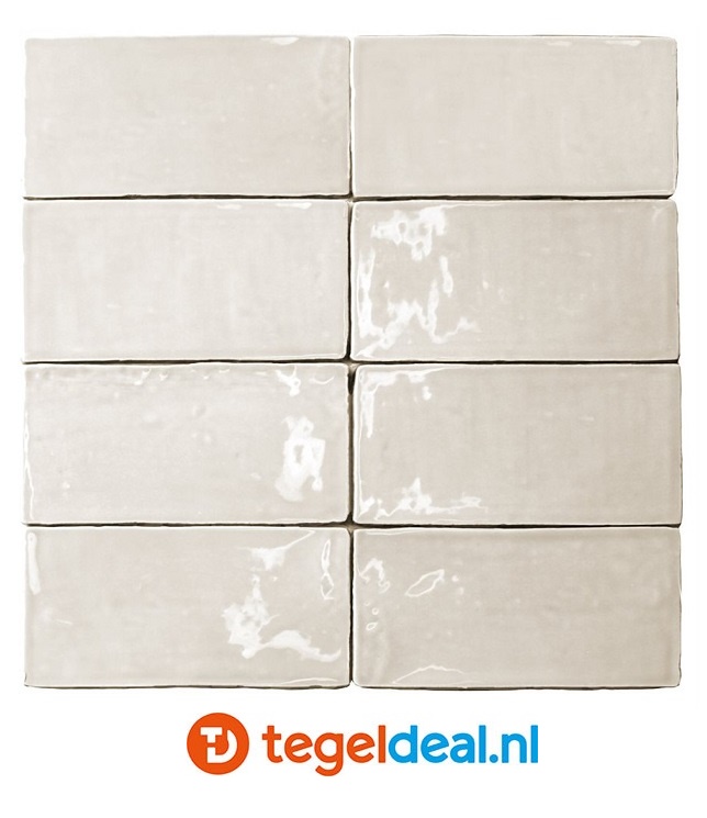 Equipe, Masia CREAM, 7,5x15 cm, handvorm wandtegels OP VOORRAAD